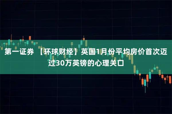 第一证券 【环球财经】英国1月份平均房价首次迈过30万英镑的心理关口